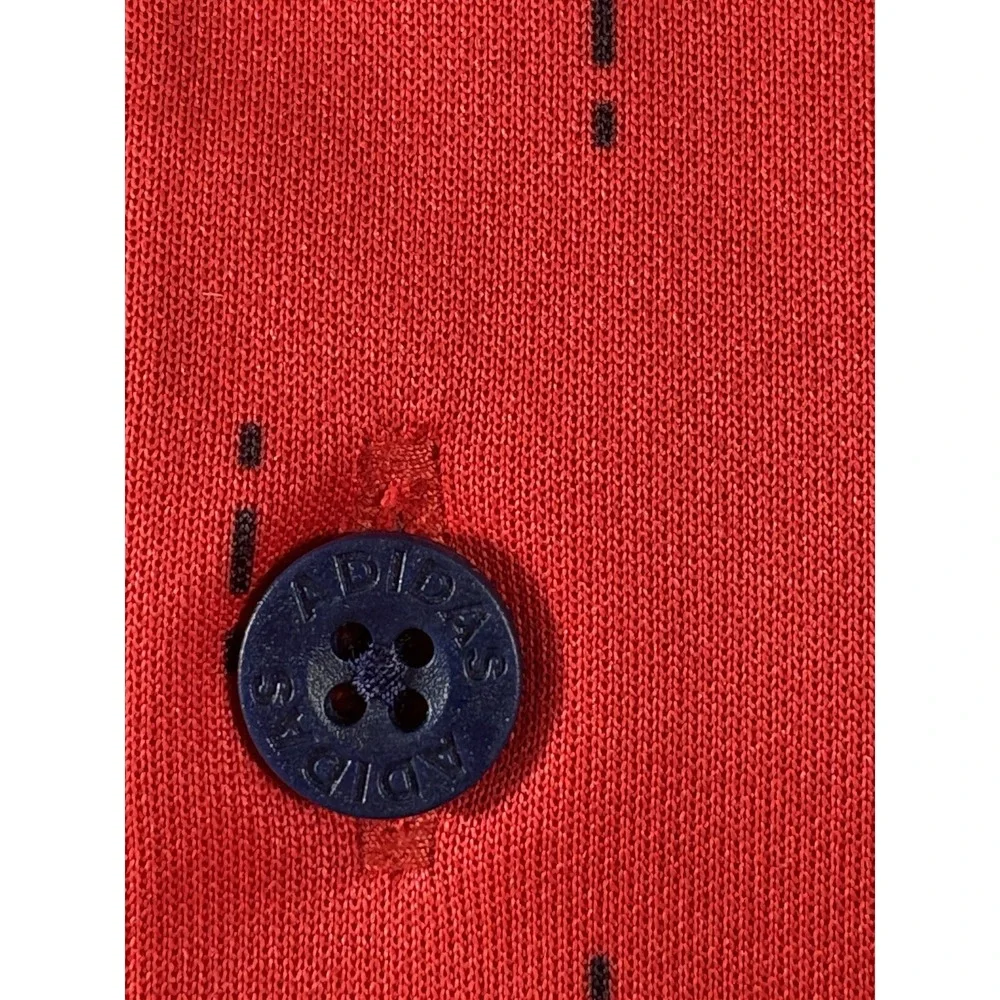 Adidas polo shirt size xl team u.s.a. golf polyester 1/4 button